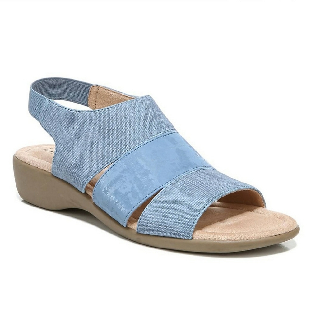 Lifestride Taura SandalsSize 7M Women's, Color Light blueNew no boxFaux … - Picture 7 of 10